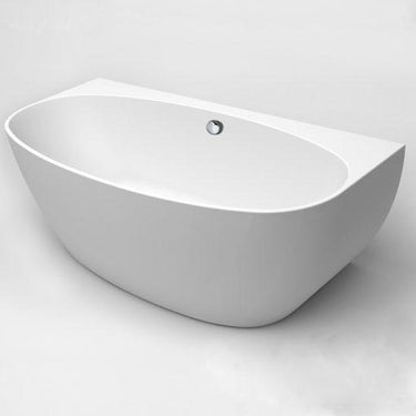 Eviva Jasmine 60″ Freestanding White Acrylic Bathtub Bathroom Vanity Eviva